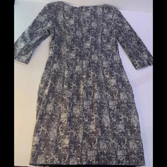 MM Lafleur Preppy Womens 6 Black Sheath Career Business Casual Capsule Dress - Picture 13 of 14